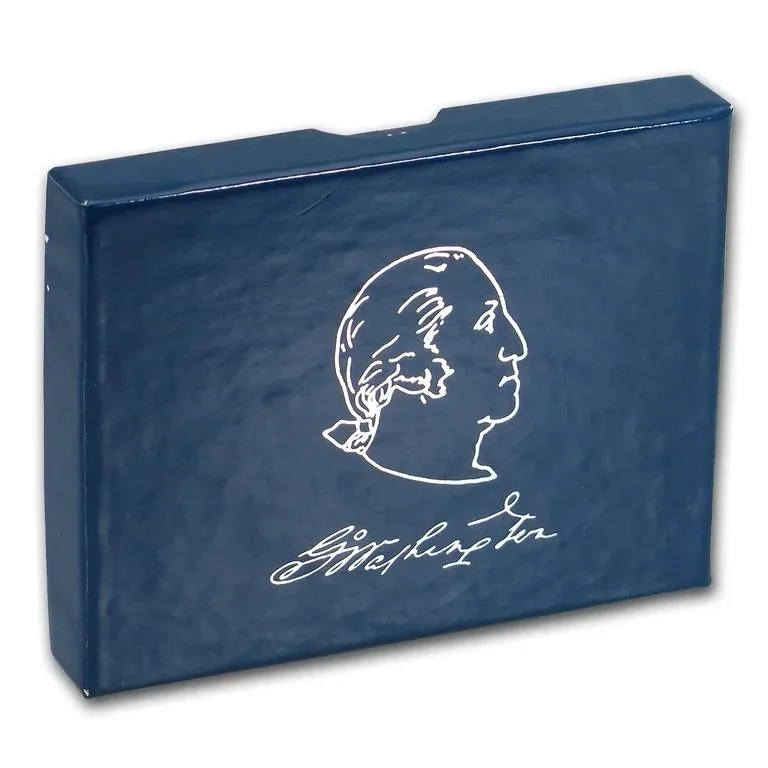 United States Mint ½ dollar 1982 - George Washington Rare UNC Silver Coin with Box