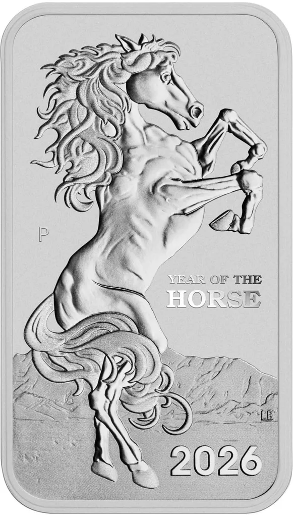 Australia 1 Dollar 2026 – Lunar Year of the Horse – 1 oz Silver Coin – Ag .9999 #A1