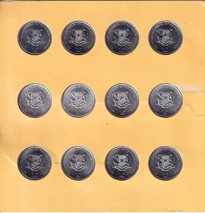 Somalia 12 Different 10 Shilling Lunar Series 2000 The 12 Chinese Zodiac Signs Mint Coin Set