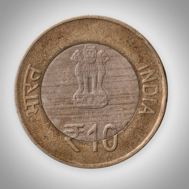 Rare 10 Rupee 2012 Shri Mata Vaishno Devi Shrine Board Commemorative Hyderabad Mint Republic India Coin # A294