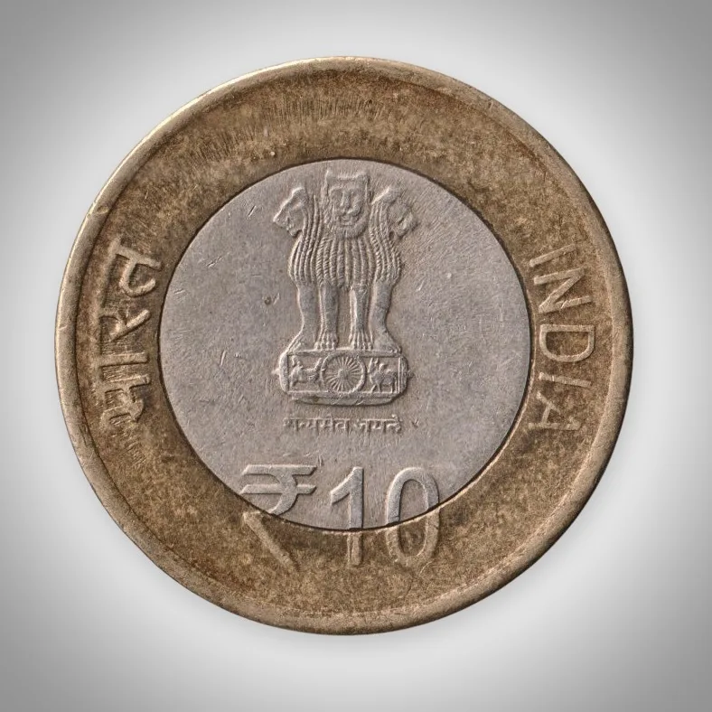 Rare 10 Rupees 2015 475th Birth Anniversary of Maharana Pratap Bombay Mint Republic India Coin # A297