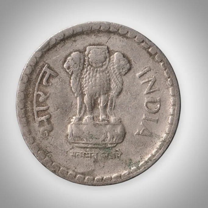 Rare 5 Rupees 2000 Republic India Noida Mint Coinage India Coin # A153