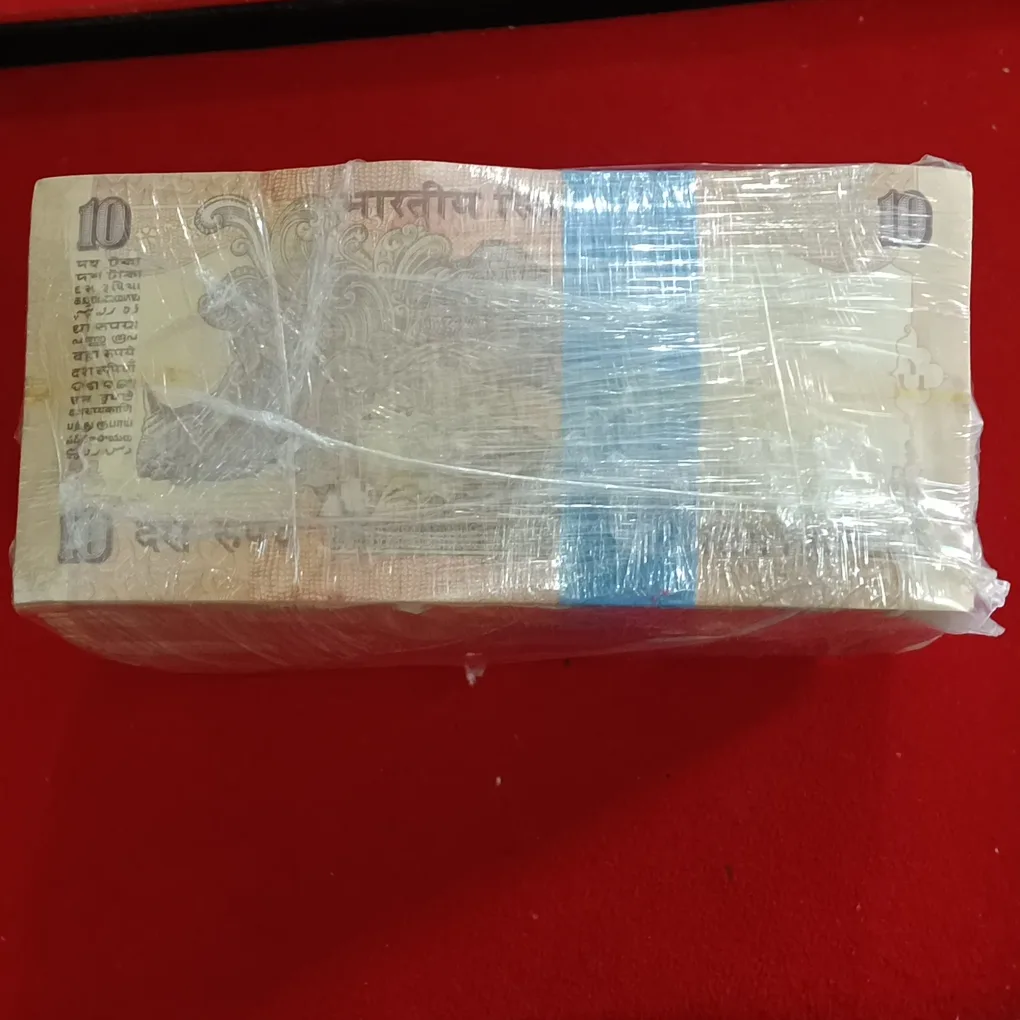 10 Rupees Mahatma Gandhi Old Rim Governor YV Reddy Year 2008 Ultra Gem Unc Condition Republic of India 192001