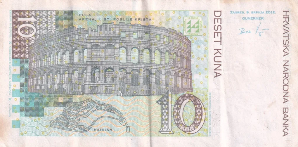 Croatia 10 Kuna Rare Note