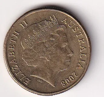 Australia 1 Dollar (Elizabeth II) 2008 Rare Commemorative Coin