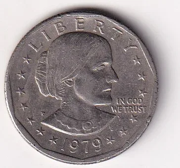 United States 1 Dollar 1979 ("Susan B. Anthony Dollar") Rare Coin