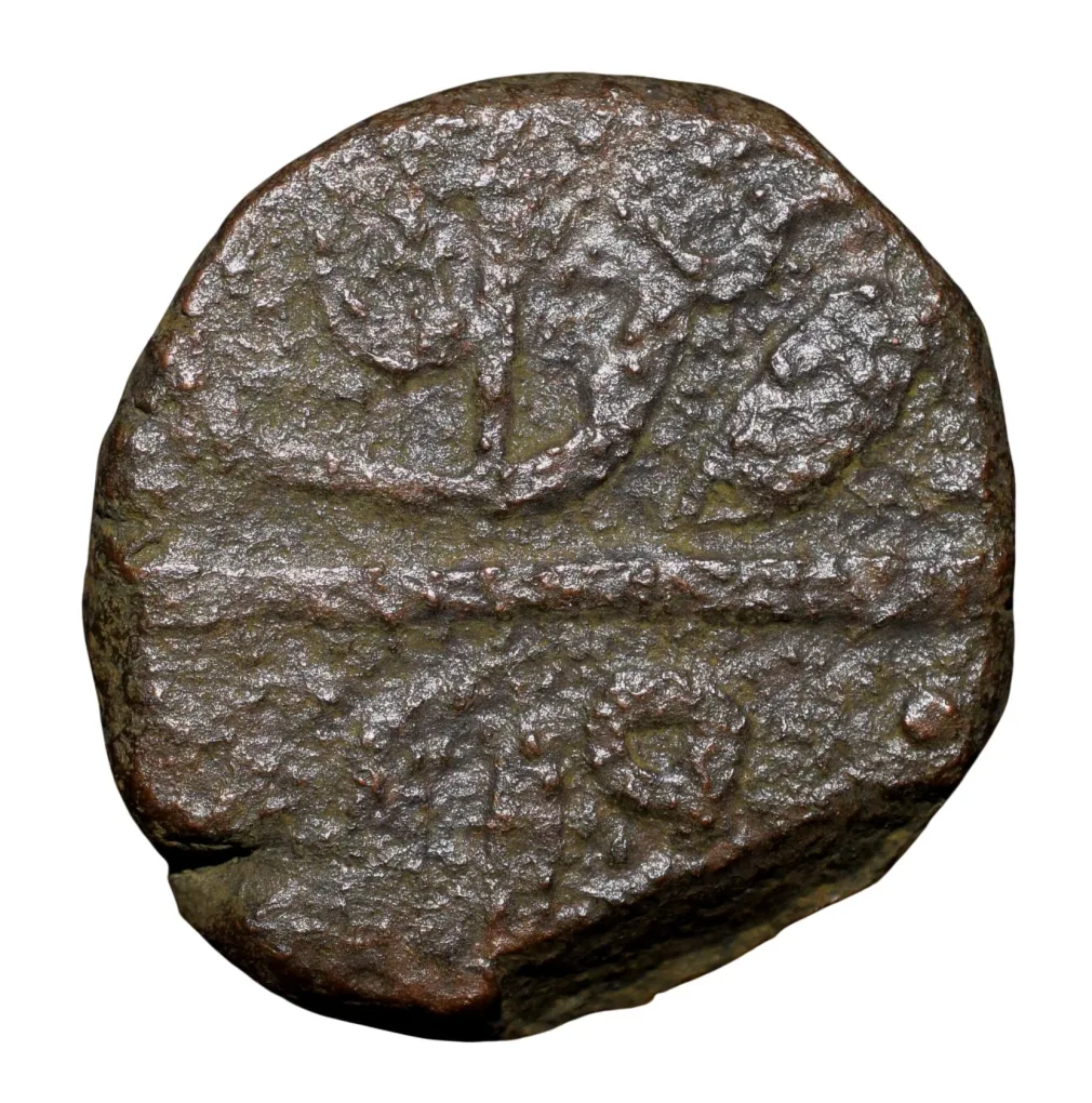 Copper Paisa of Bombay Presidency INO Shah Alam II (AD 1759-1806) of Jambusar Mint Unlisted Ext. Rare