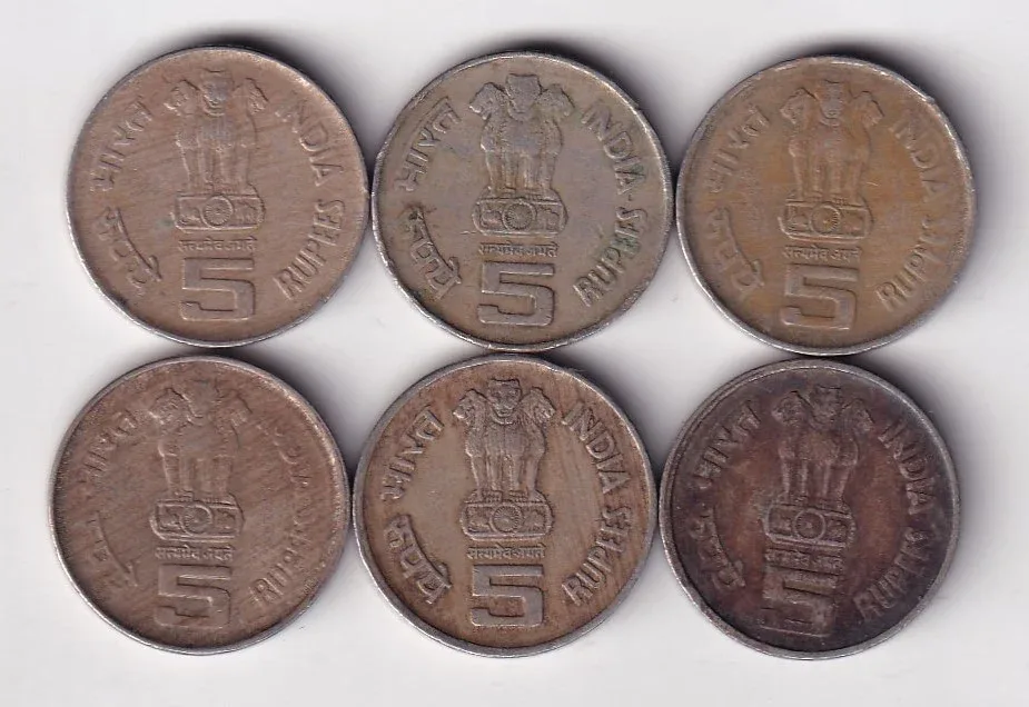 India 5 Rupees (2004) Birth Centenary of Lal Bahadur Shastri (Copper-nickel) Rare Coin