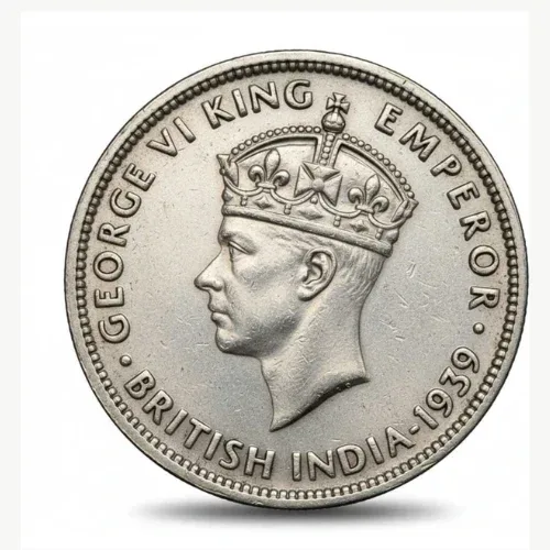 1 Rupee 1939 King George VI, British-India Rare fantasy tokan