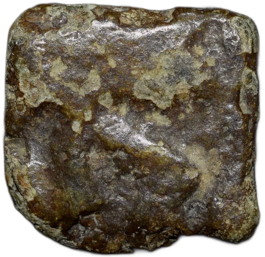 Copper Coin of City-State Bhadravati(1st Cen. BC) with Elephant/Armed Wheel-Tree Railing Rare