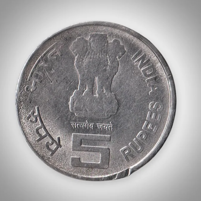 5 Rupees 150th Birth Anniversary of Lal Bahadur Sashtri1904-2004 Commemorative Coin Coinage of India Coin Kolkata Mint