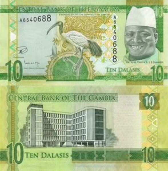 Guyana 10 Dalasis World Banknote UNC Unique and Rare