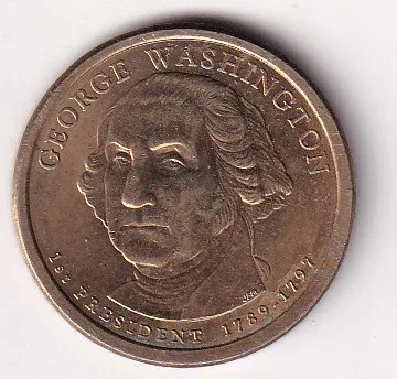 United States 1 Dollar 2007 (George Washington) Rare Commemorative Coin