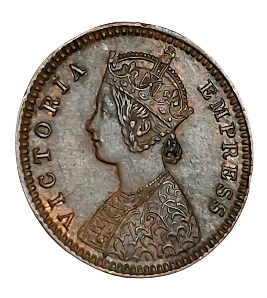 British India Copper 1/12 ANNA Year 1901 VICTORIA EMPRESS in High AUNC Grade.