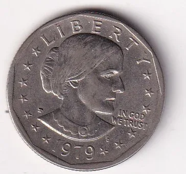 United States 1 Dollar 1979 "Susan B. Anthony Dollar" Rare Coin