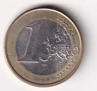 Portugal 1 Euro 1st map 2020 Rare Bimetallic Coin
