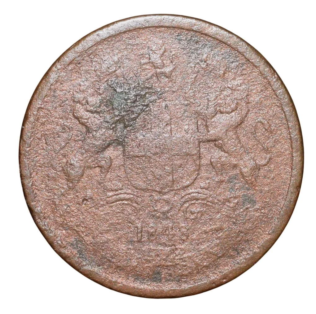 Copper 1/12 Anna of East India Company (AD 1848) Rare Date