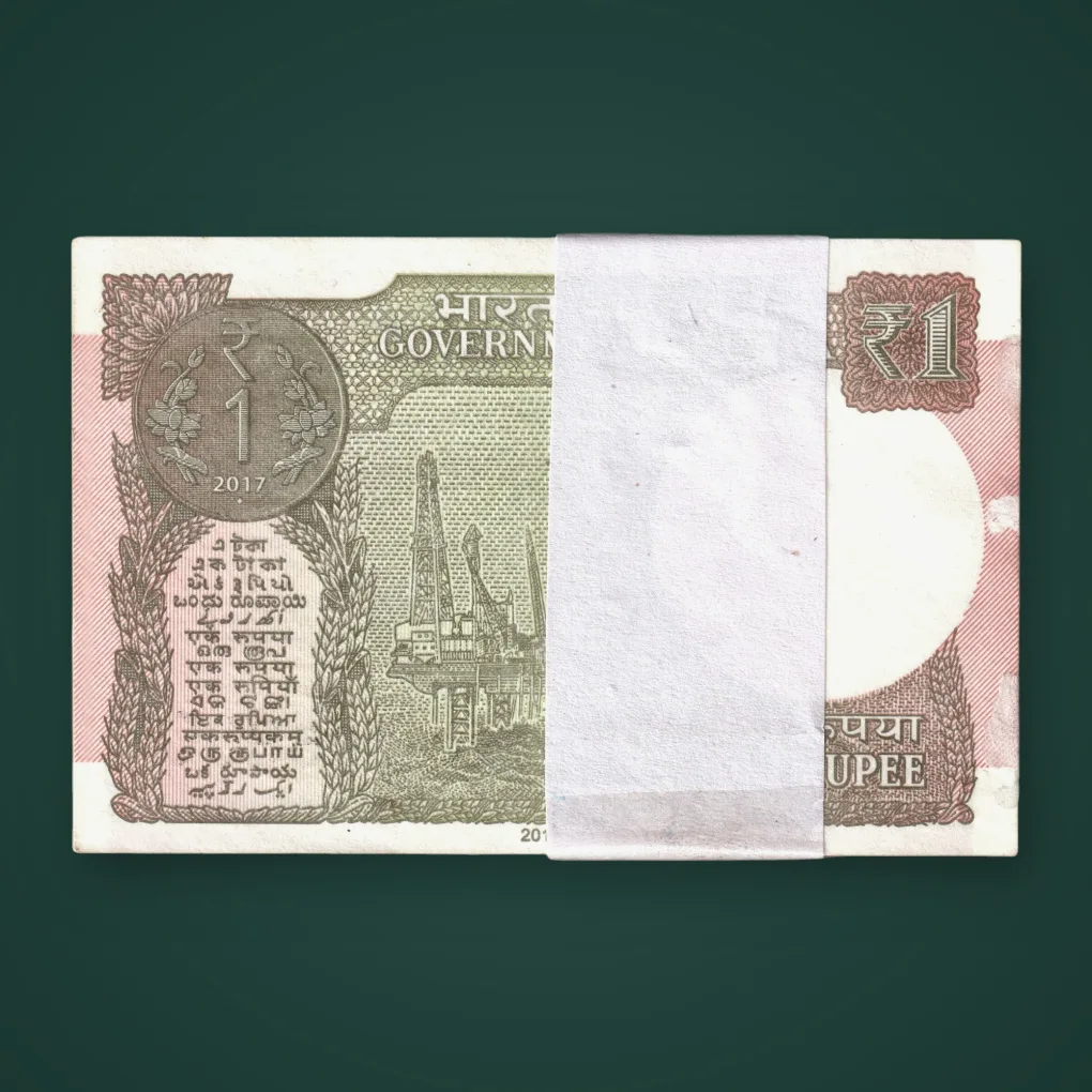 Rare 1 Rupee 2017 Shaktikanta Das Inset L Bundle Republic India Note # A802
