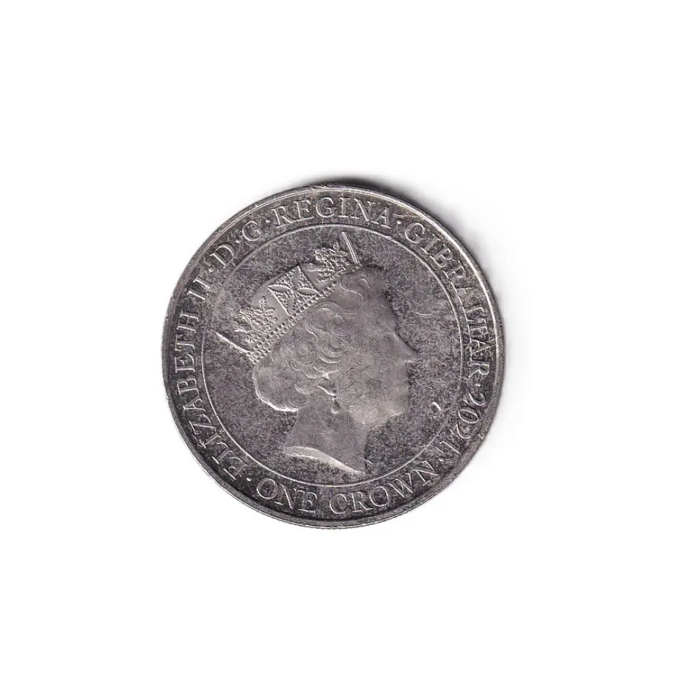 United Kingdom (Gibraltar) Modify 1 Crown (Silhouettes) 2021 Rare Commemorative Coin