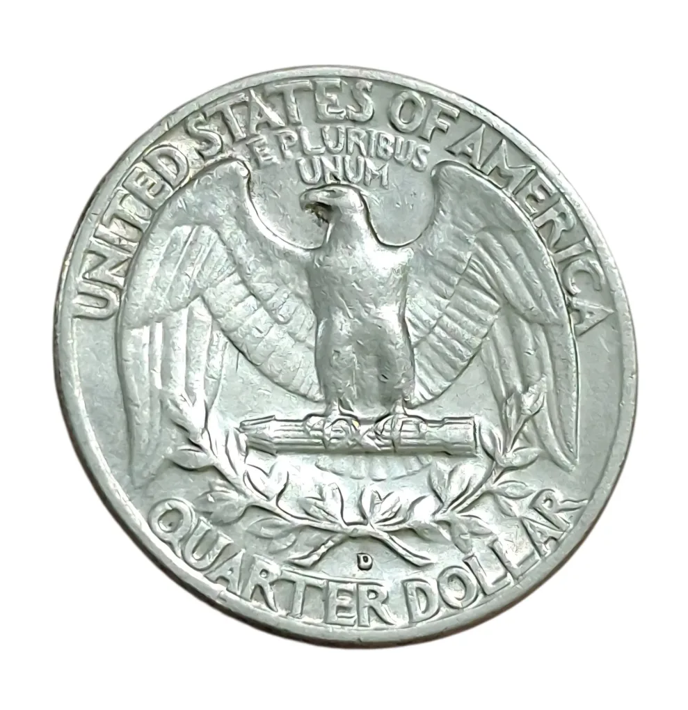 UNITED STATES OF AMERICA Silver QUARTER DOLLAR Year 1962 "LIBERTY" in High Collectable Grade.