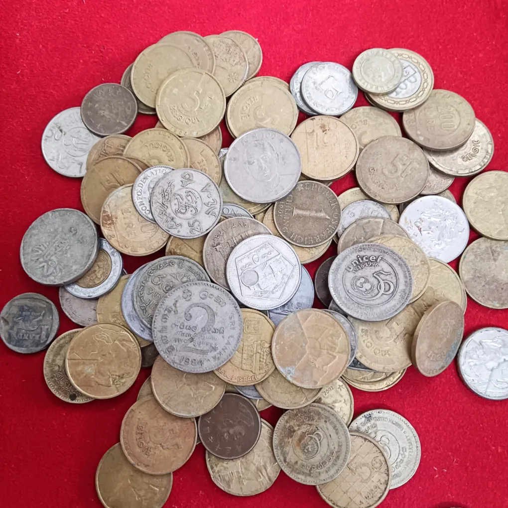 Foren coins loot 93 Pcs Mix Turkey Srilanka Scare coins