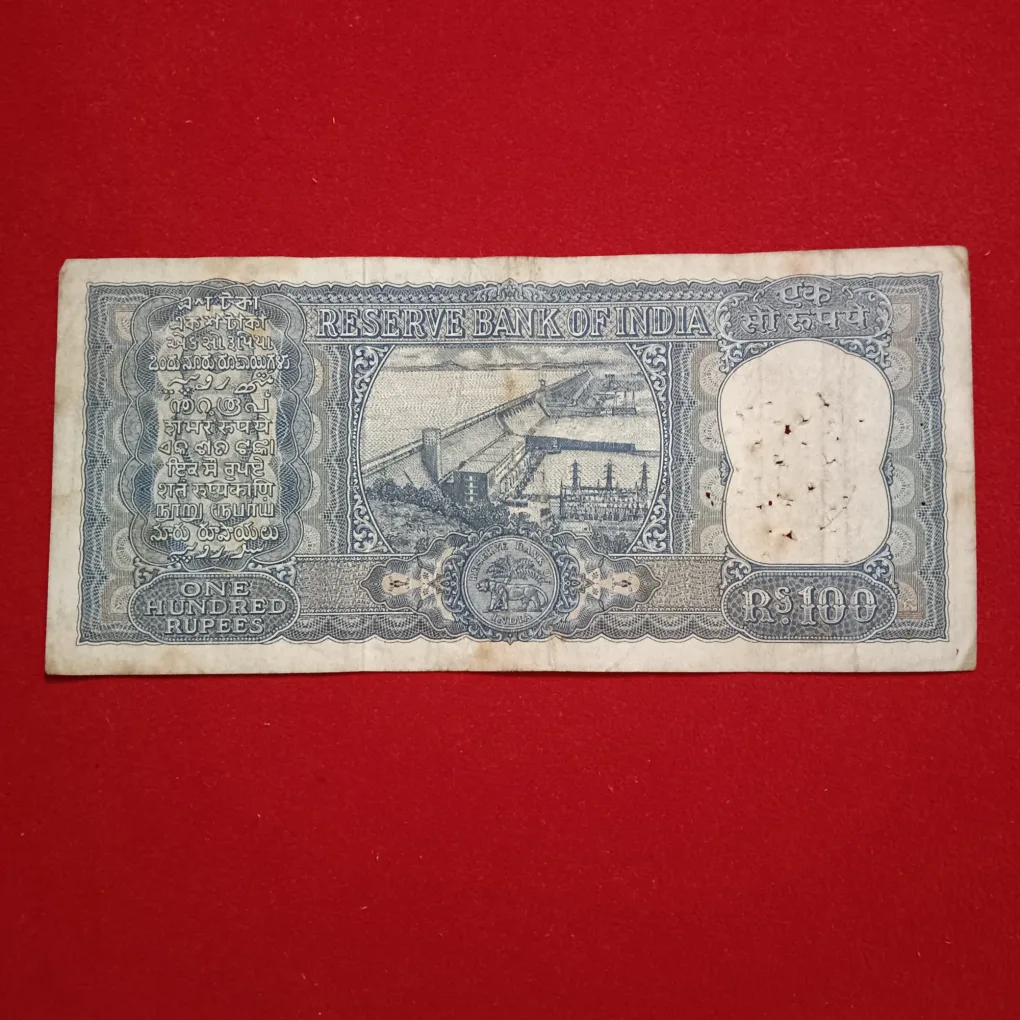Rare 100 Rupees Daimond Issue Note Governor LK Jha Reserve Bank of India 926394 sku19