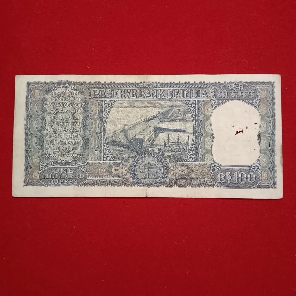 Rare 100 Rupees Daimond Issue Note Governor LK Jha Reserve Bank of India 071848 sku19