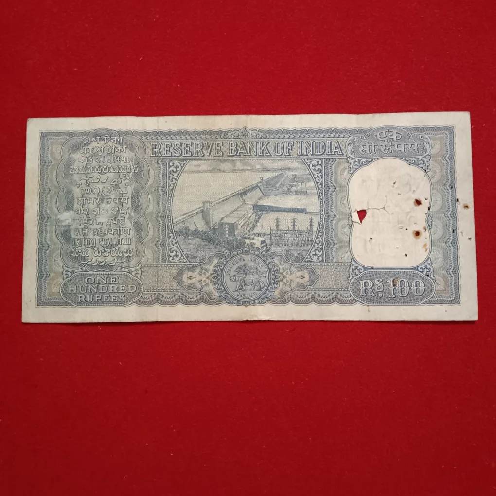 Rare 100 Rupees Daimond Issue Note Governor LK Jha Reserve Bank of India 642431 sku19