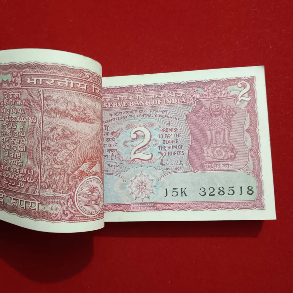 Two Rs Rare Tiger Full Bundle Governor RN Malhotra Reserve Bank of India 328501