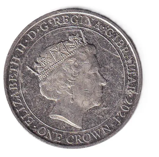 United Kingdom Gibraltar 1 Crown (The People's War - The Children) 2021 Rare Commemorative Coin