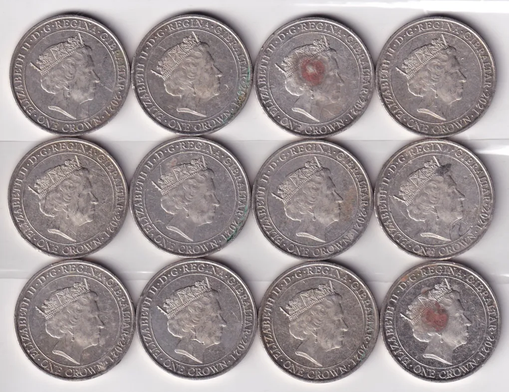 Gibraltar One Crown 2021 - Elizabeth II - " Fight through Final Victory" Rare Commemorative issue Coin