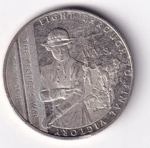 GIBRALTAR 2021 ONE CROWN- FIGHT THROUGH TO FINAL VICTORY THE W.V.S Rare Commemorative issue Coin