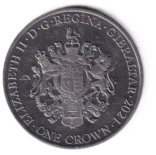 United Kingdom (Gibraltar) 1 Crown (Diana Remembered) 2021 Rare Commemorative Coin