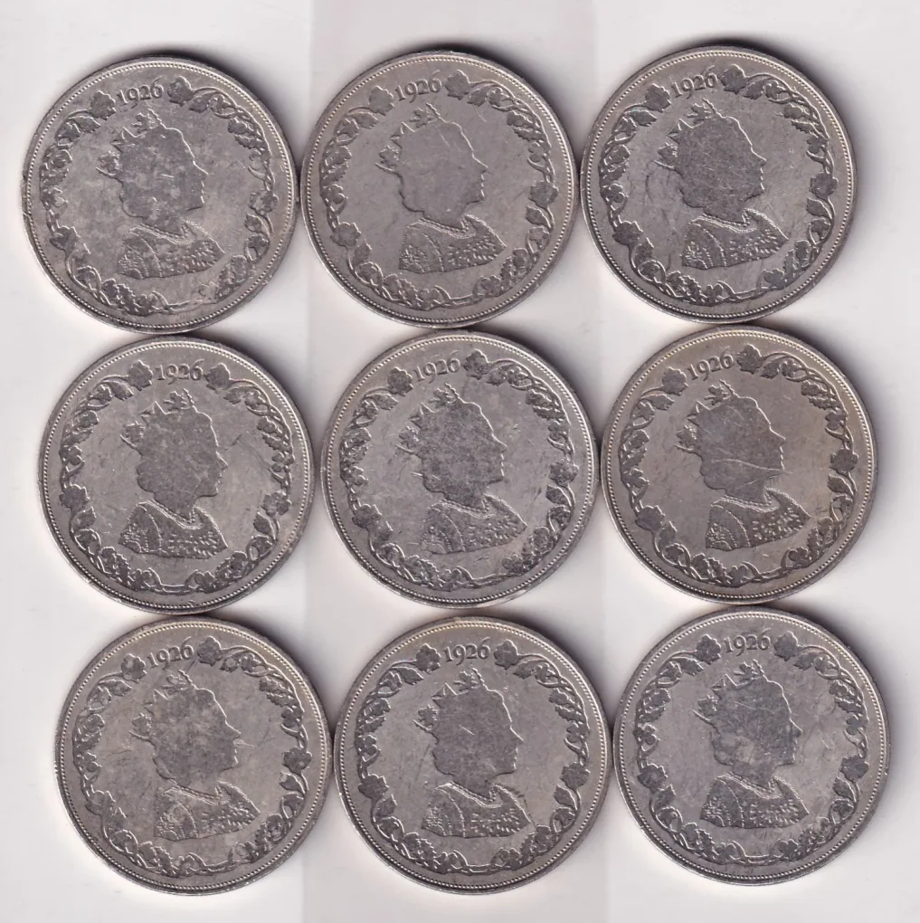 Gibraltar 1 Crown 2021 - Elizabeth II Silhouettes - Third Portrait Commemorative issue Rare Coin