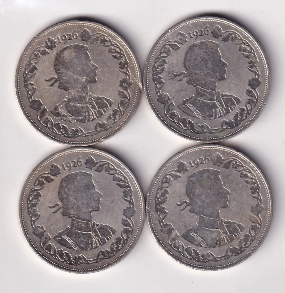 Gibraltar 1 Crown 2021 - Elizabeth II Silhouettes - Third Portrait Commemorative issue Rare Coin