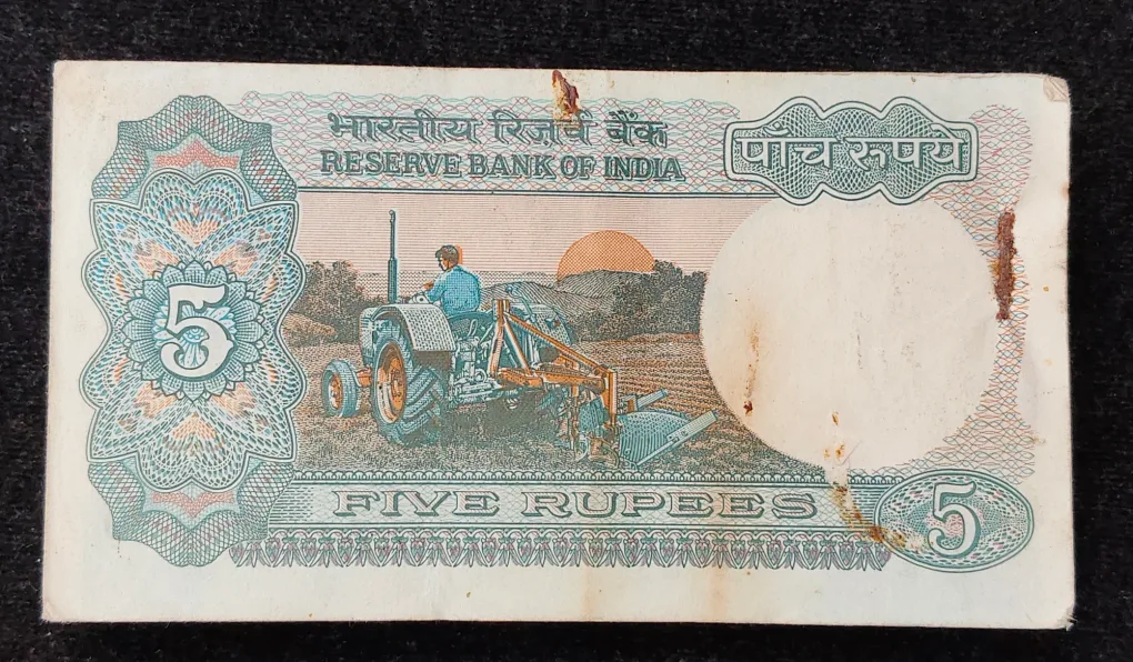 99 NOTE SERIAL PACKET RARE 5 RUPEES TRACTOR GOVERNOR R.N.MALHOTRA