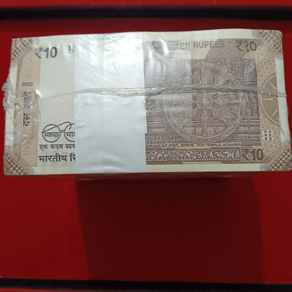 Ten Rs Fancy Number Rim 786001,786786 Gem Bunc Condition RBI Sealed Packed Rim Year 2022