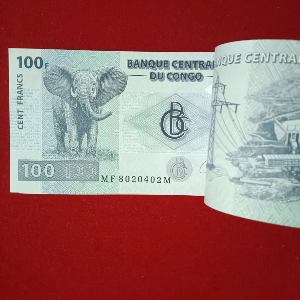 Rare 100 Cent Francis Full Serial Bundle Central Bank of Congo 8020401