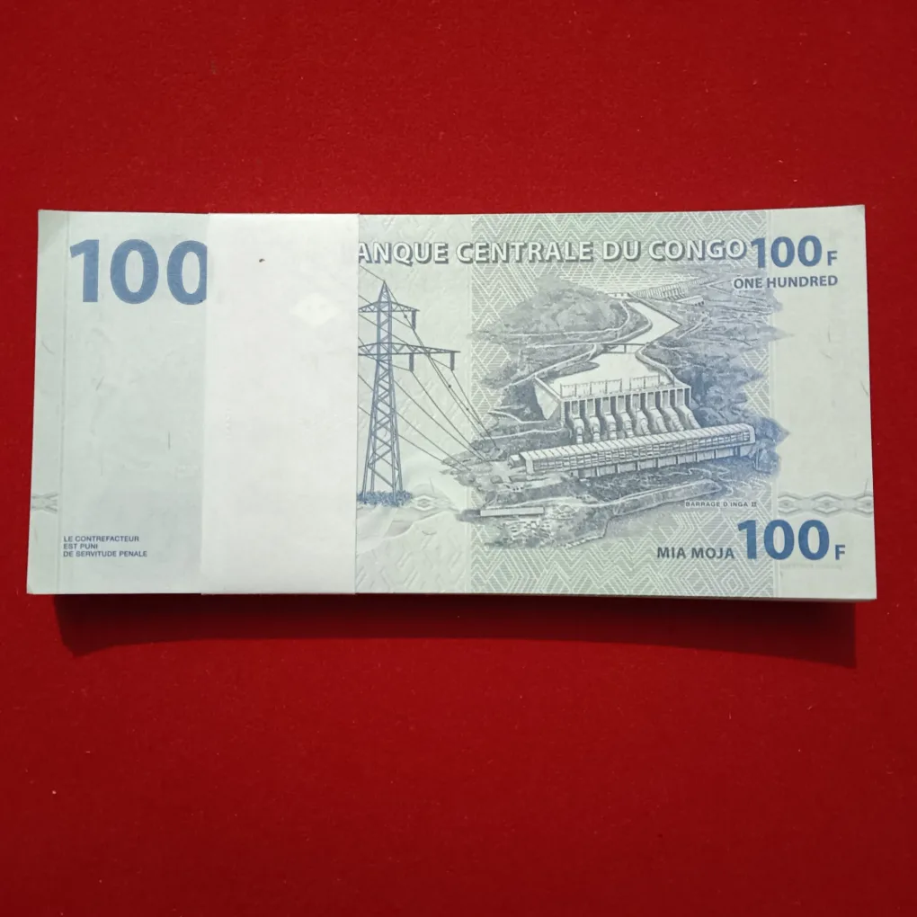 Rare 100 Cent Francis Full Serial Bundle Central Bank of Congo 8020401
