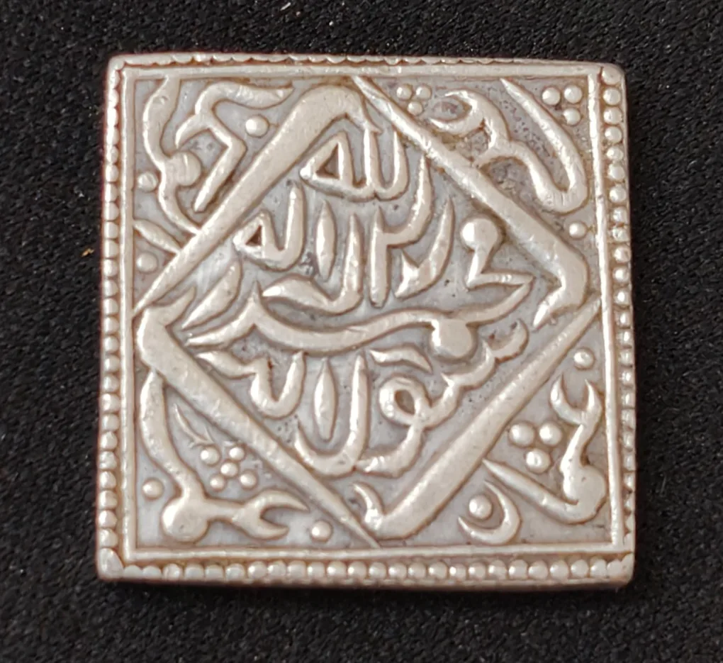 Silver Mughal Akbar Token 100 % Old Silver Original Coin