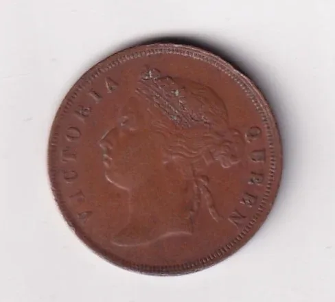 Malaysia › Straits Settlements 1 Cent 1890 - Victoria Rare Coin