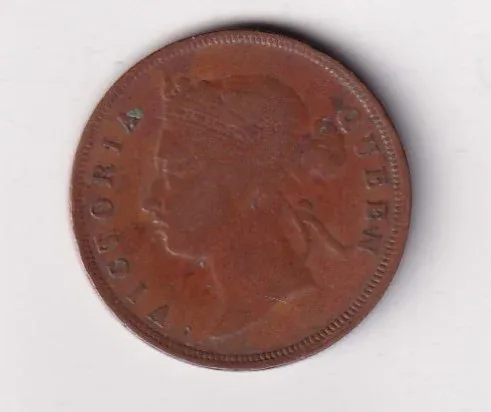 Malaysia › Straits Settlements 1 Cent 1889 - Victoria Rare Coin