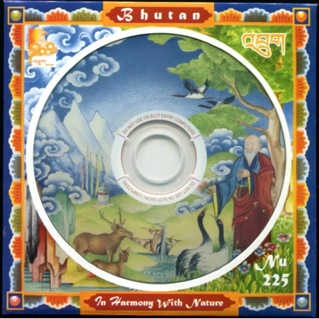 Bhutan 2008 – In Harmony with Nature Commemorative CD Stamp