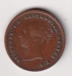 United Kingdom ½ Farthing - Victoria 1843 Rare Coin