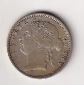 Malaysia › British Malaysia › Straits Settlements 10 Cents - Victoria 1900 Rare Silver Coin