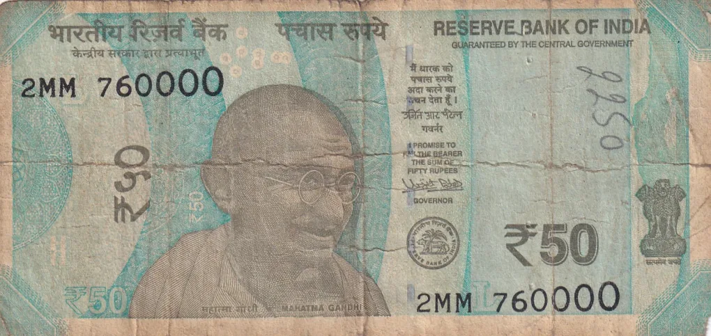 760000 Fancy Number 50 Rupees Governor Urjit Patel Rare Note