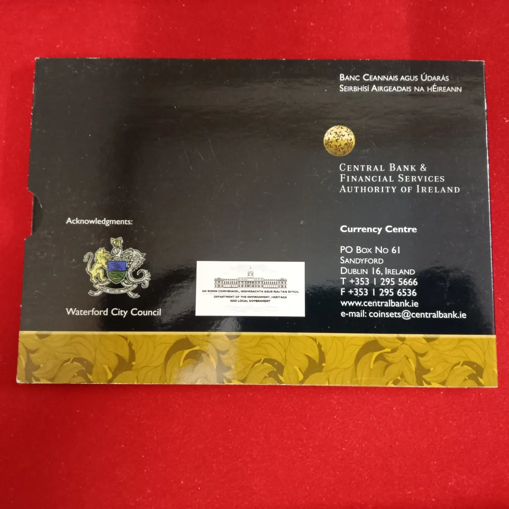 Rare Centeral Bank & Financial Services Authority of Ireland Reginald's Tower Waterford Uncirculated Euro Coins Set 2004 Year Issue The Ireland Mint