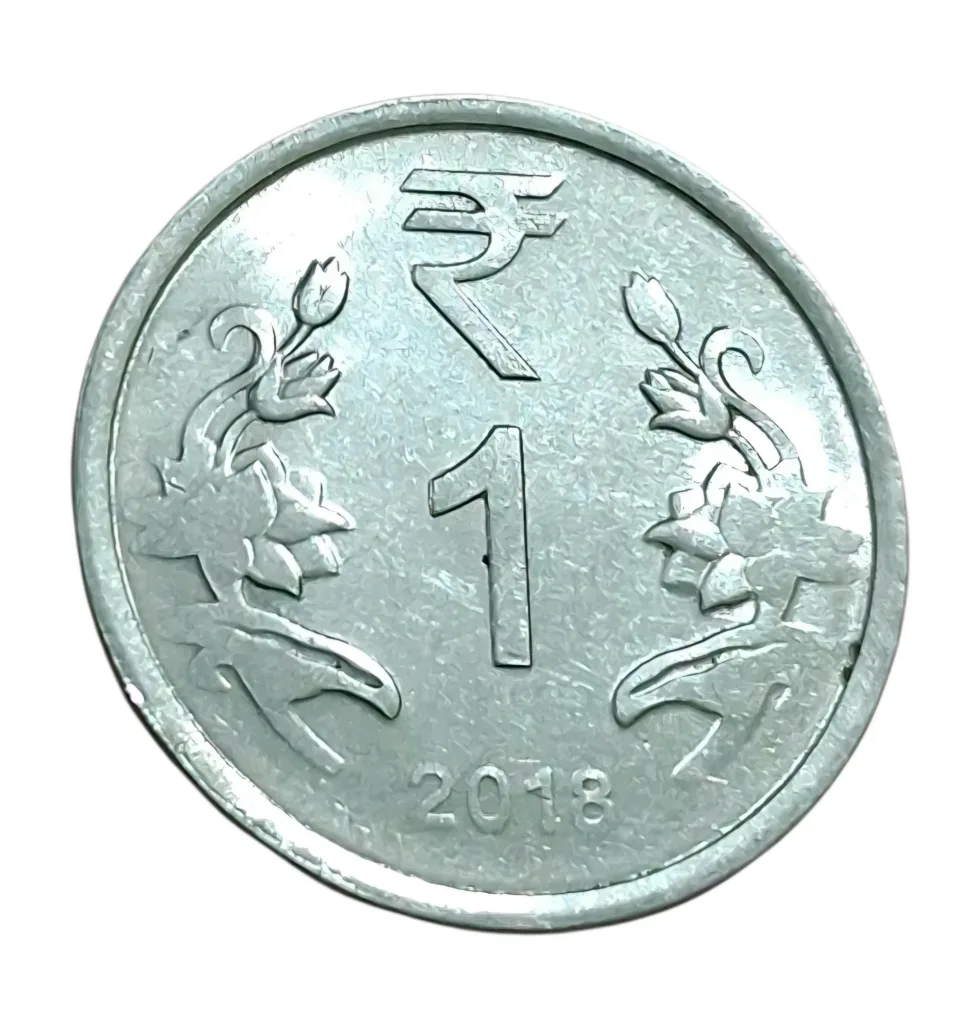 One Rupee Fss Year 2018 "MULE" Coinage LION Changed **SCARE** High Collectable UNC Grade.