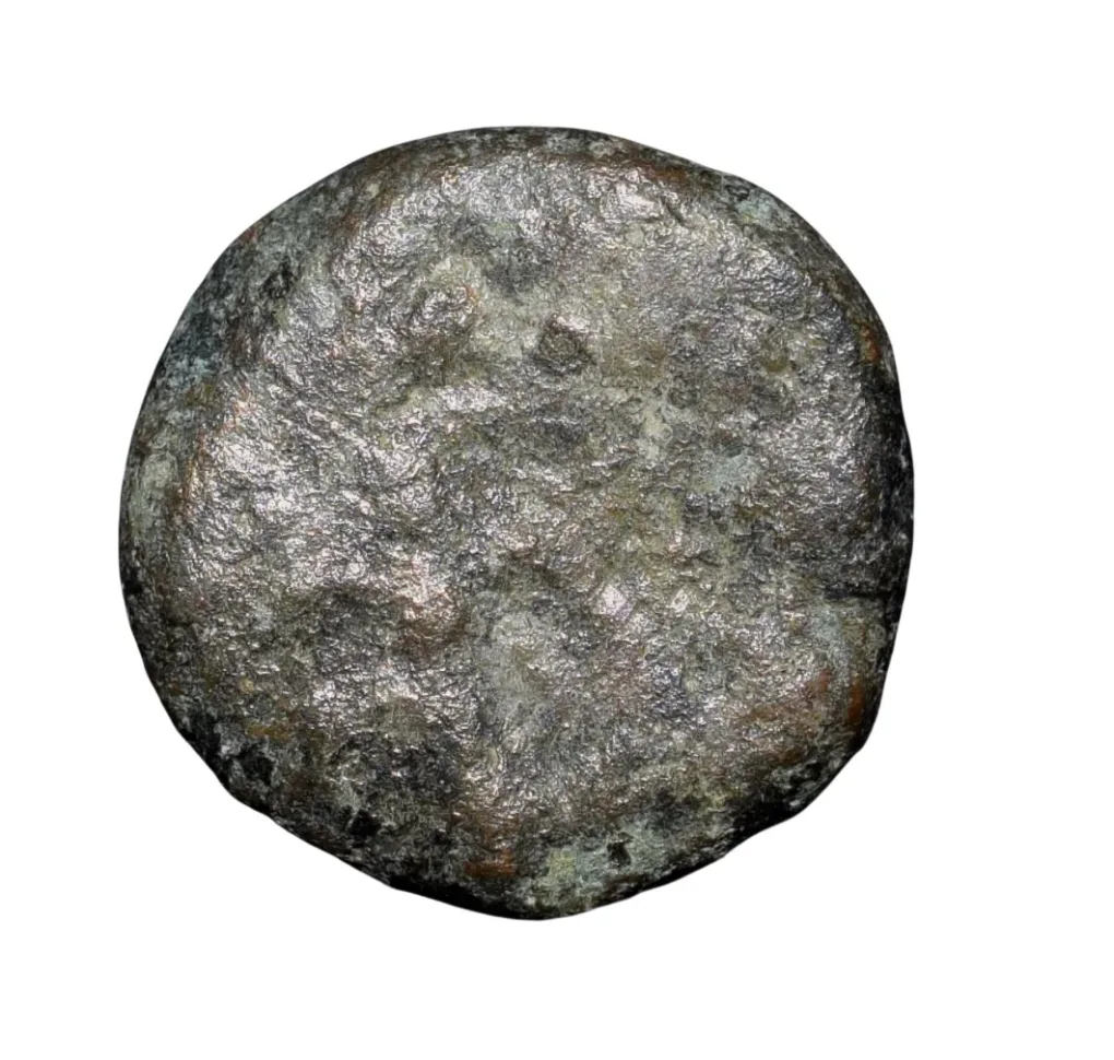 Copper Coin of Mahasenapati(200-100 BC) of Sangamana Chutukula of Andhra Region Rare