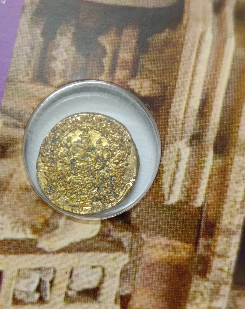 The Vijayanagara Empire Gold Varaha Reproduction Coin With Beautiful Folder